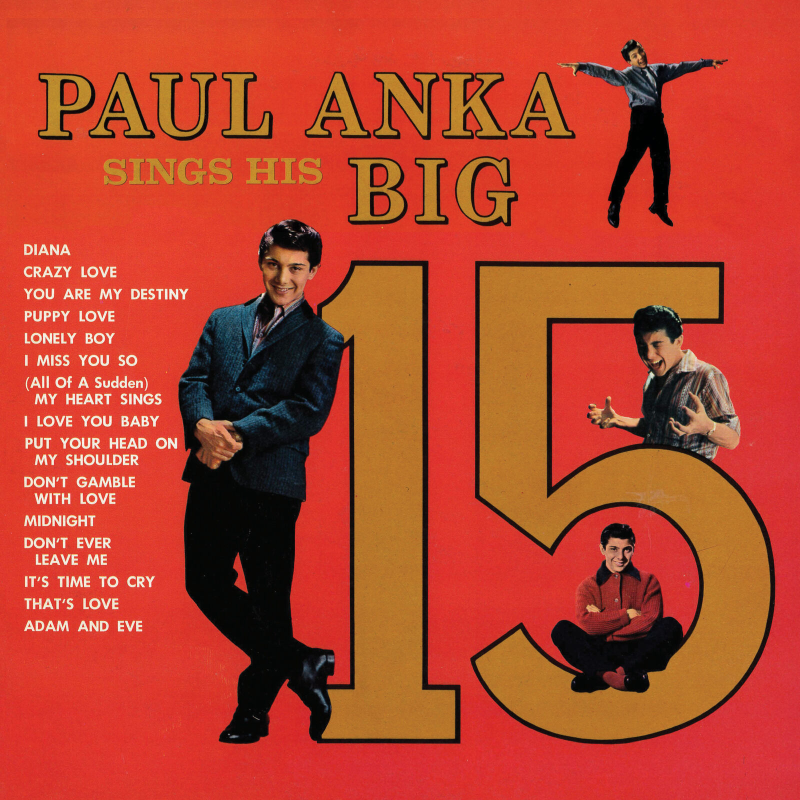 Paul Anka Paul Anka Sings His Big 15 (Vinyl LP) 12" Album Coloured Vinyl