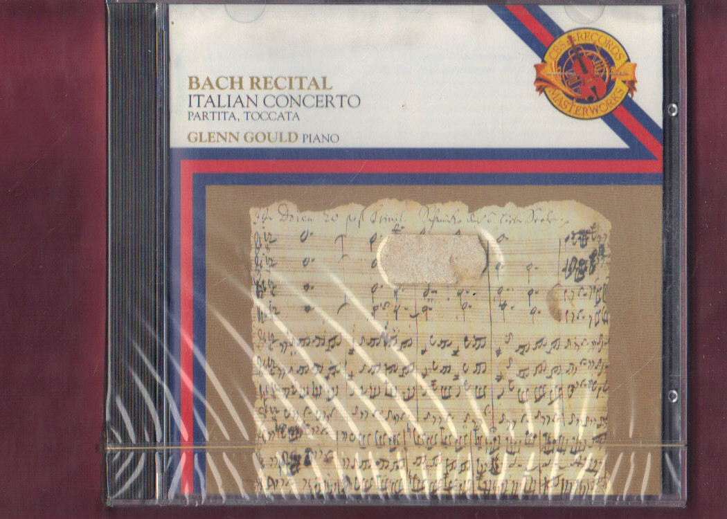 BACH-CONCERTO BWV 971 PARTITA BWV 838,TOCCATA BWV 914 G.GOULD CD NUOVO SIGILLATO