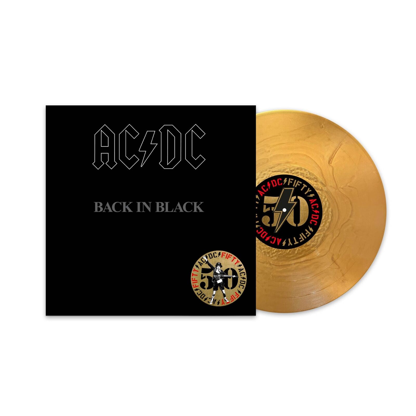 AC/DC Back in Black (50th Anniversary Gold Vinyl) (Vinyl LP)