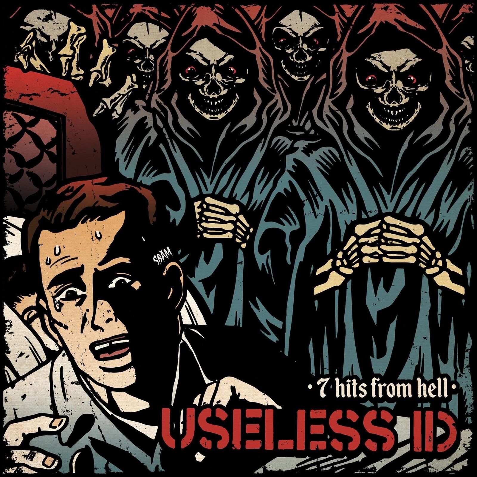 Useless ID 7 Hits from Hell (Vinyl LP) 7" EP