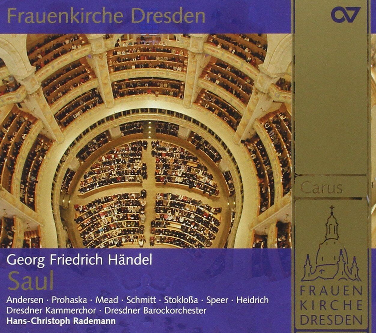 George Frideric Handel Handel: Saul Frauenkirche Dresden (CD)