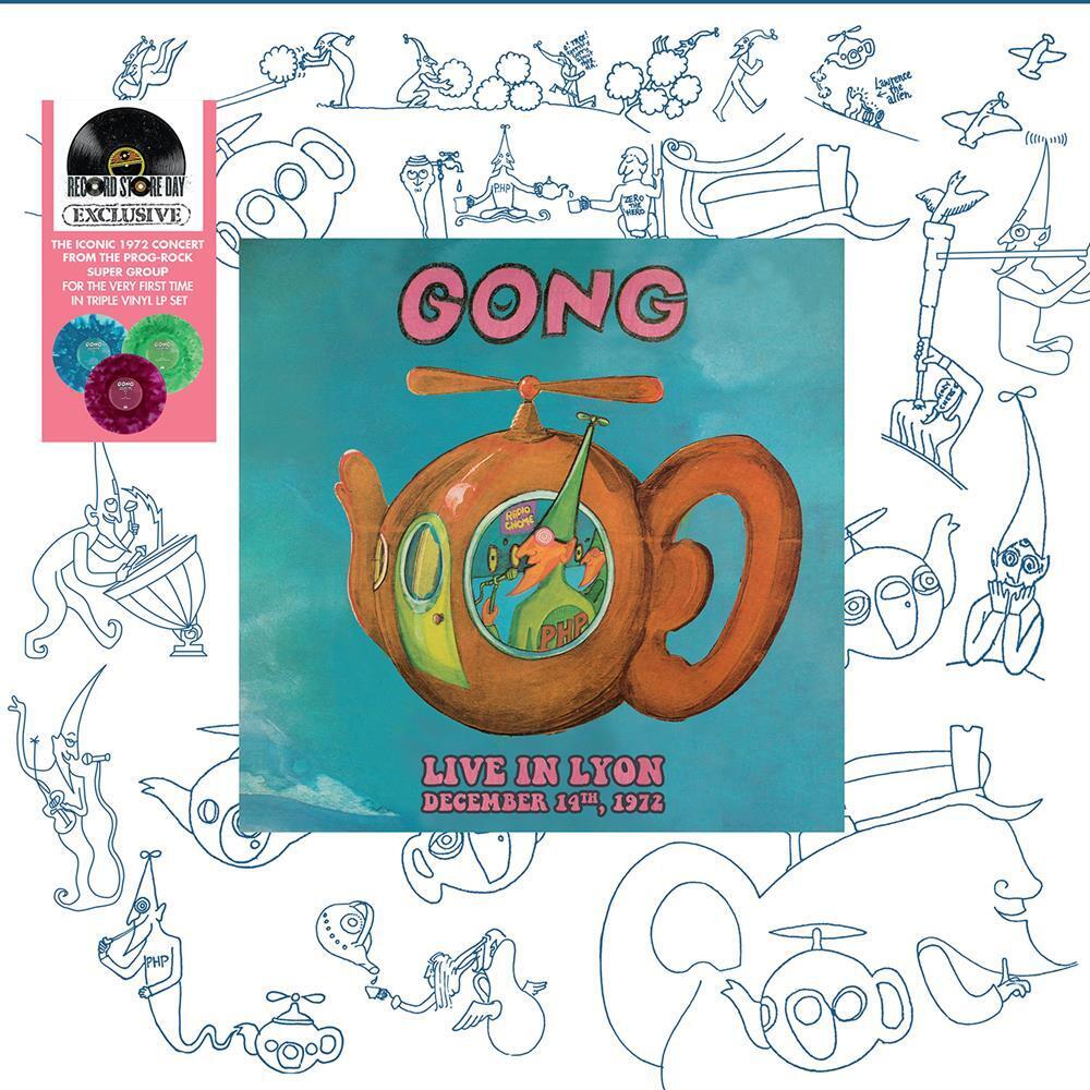 Gong - Live At Lyon Decembre 1972 (Clear/Red/Orange/Blue Splatt... (Vinile)