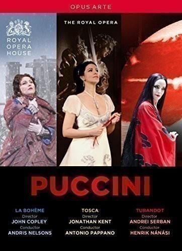 Music Dvd Giacomo Puccini - Box Set: La Boheme, Tosca, Turandot
