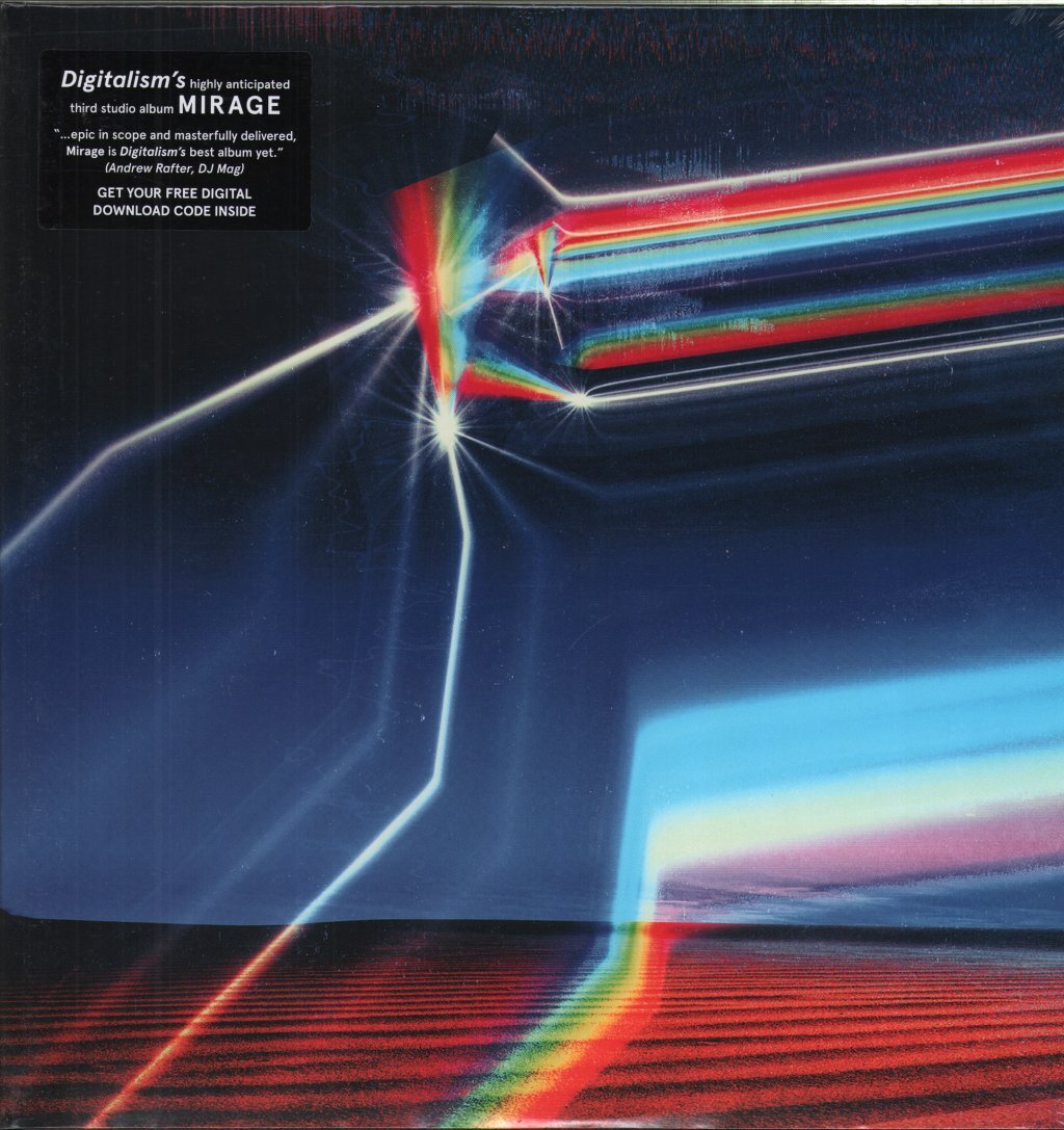DIGITALISM MIRAGE DOUBLE LP VINYL 15 track 2 LP set still sealed in gatefold sle