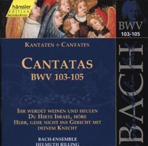 Audio Cd Johann Sebastian Bach - Cantatas Bwv 103-105
