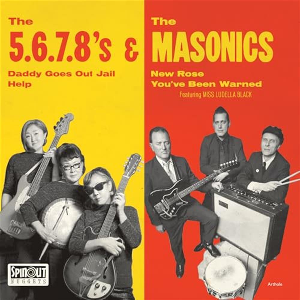 5.6.7.8'S/The Masonics - Japan Tour Ep (7") - AA.VV. (Vinile)