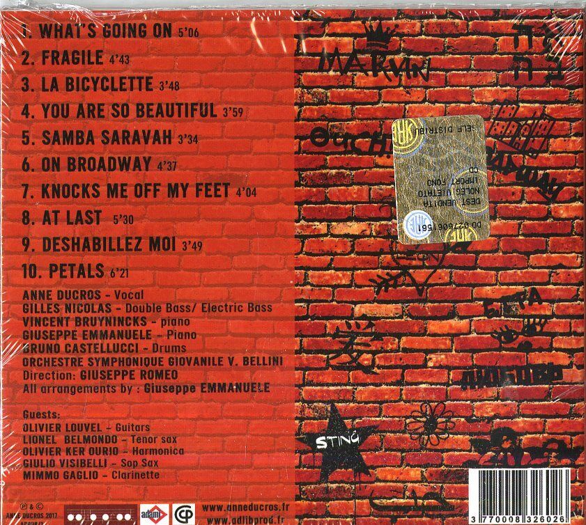 Anne Ducros  - Brother Brother! - Cd