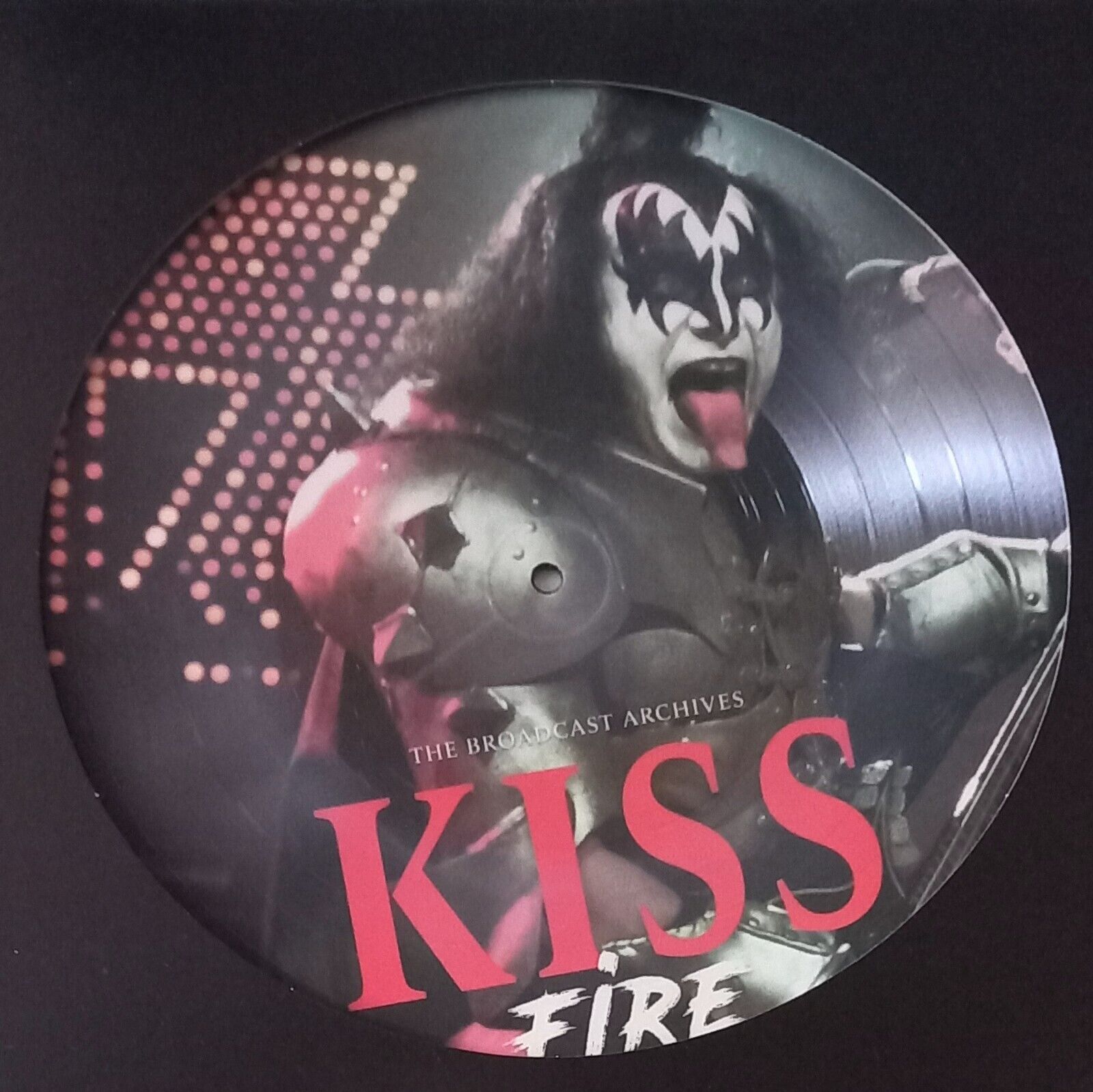 Kiss Fire Picture Disc Radio Broadcasts 80s 90s