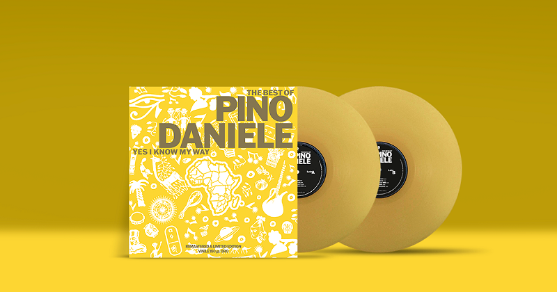 PINO DANIELE - The Best Of Pino Daniele Yes I Know My Way (2021) 2 LP gold vinyl