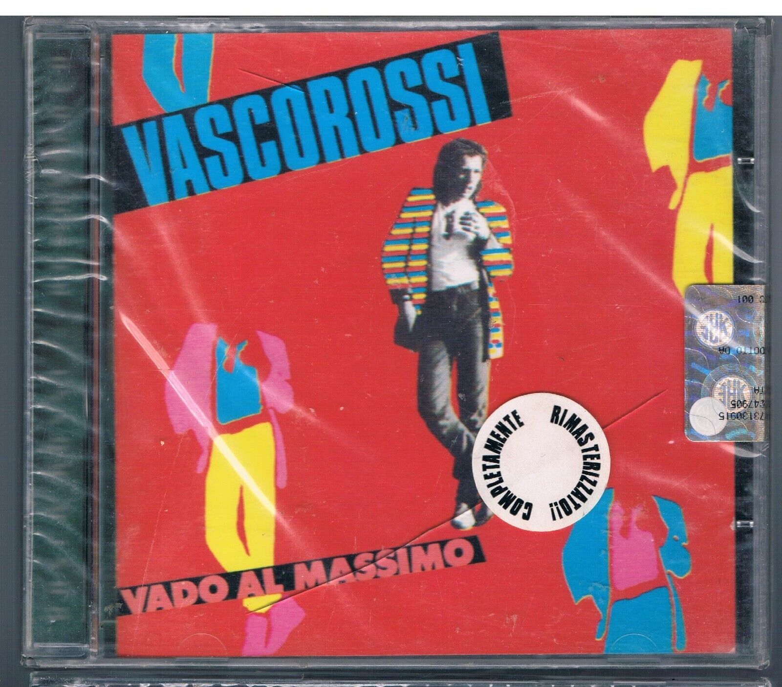 VASCO ROSSI VADO AL MASSIMO RIMASTERIZZATO CD F.C. NUOVO SIGILLATO!!!