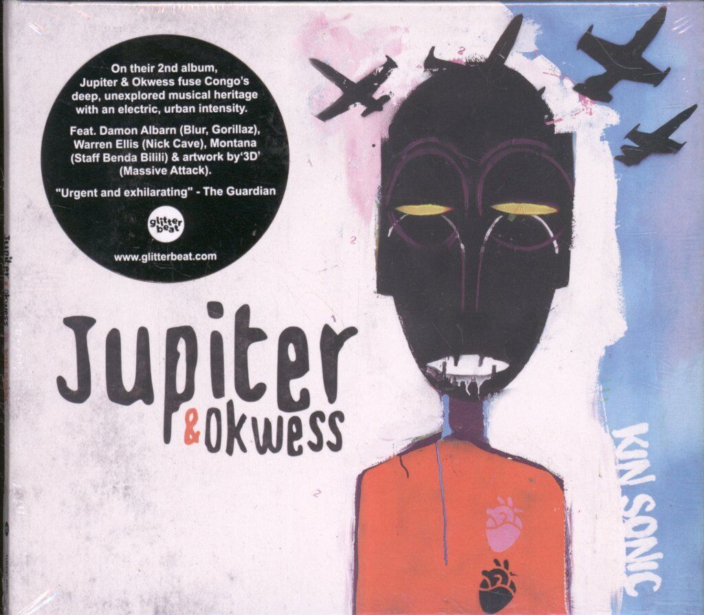 JUPITER & OKWESS KIN SONIC CD 11 track CD in trifold card sleeve. Sealed - Has i