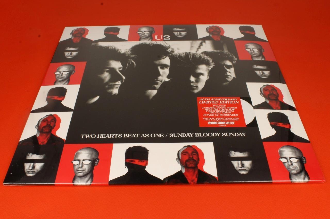 U2 | Two Hearts Beat As One/Sunday Bloody Sunday | RSD 2023 180g WHITE Vinyl EP