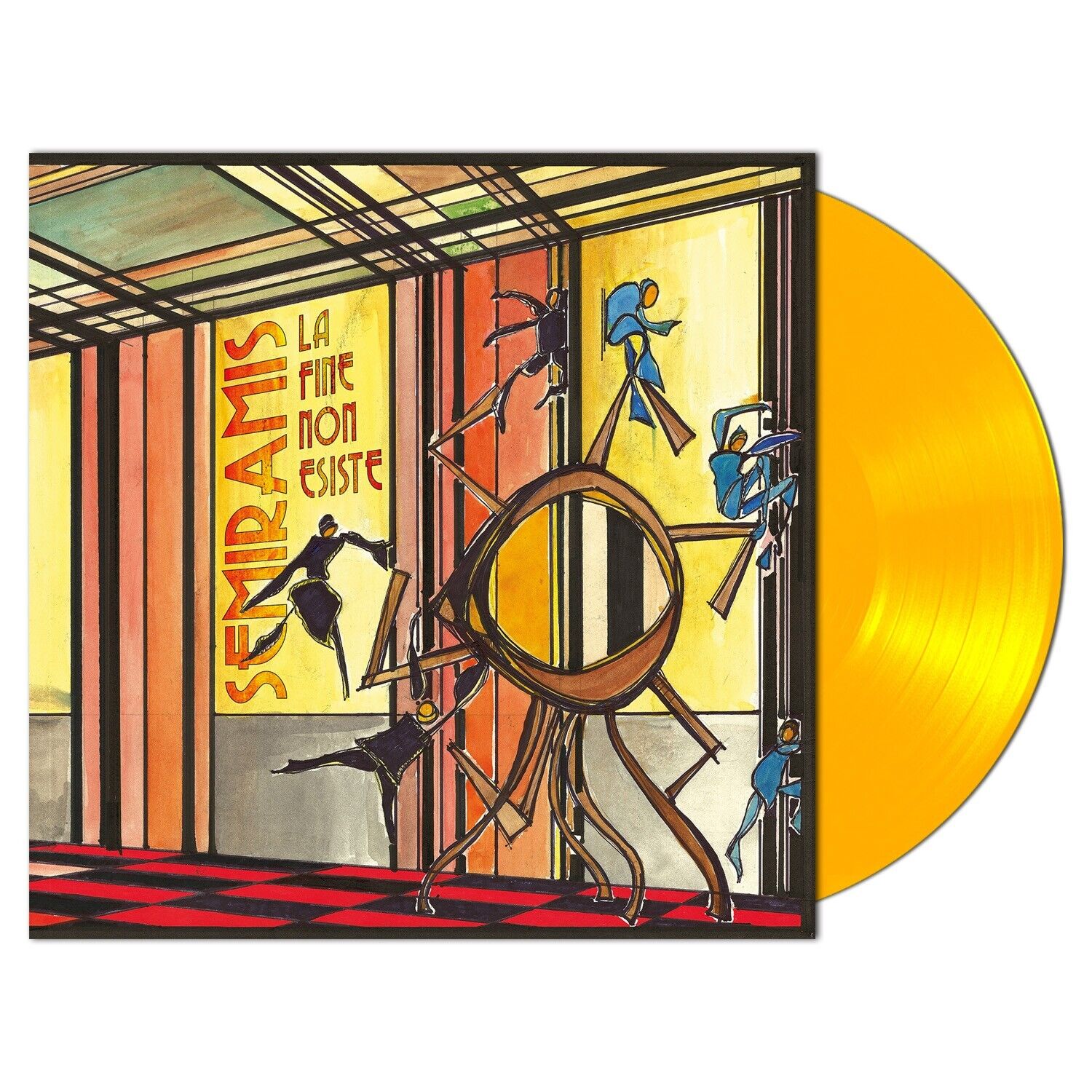 SEMIRAMIS La  fine non esiste (ltd.ed.clear orange vinyl+ insert)LP italian prog