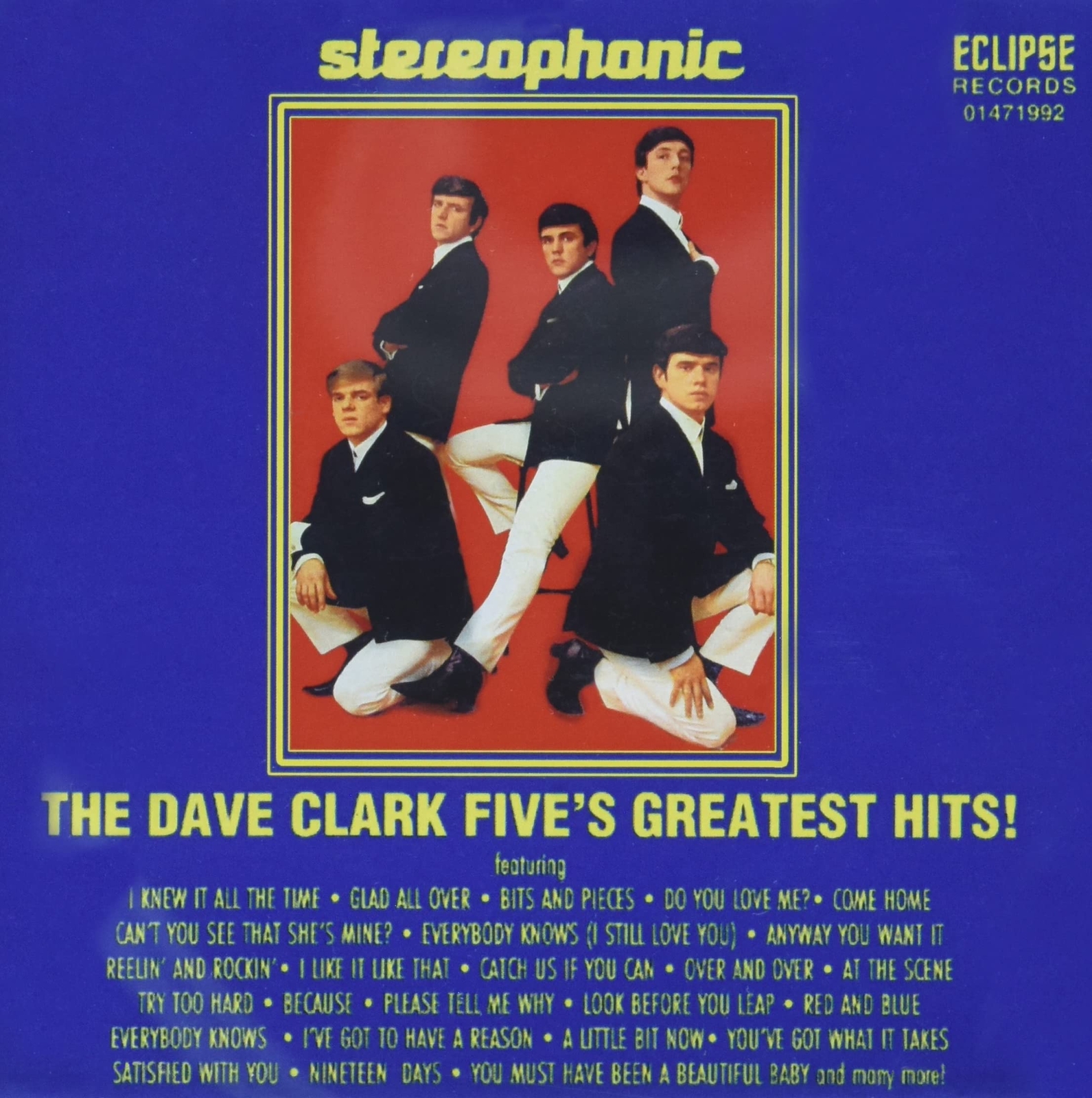DAVE CLARK FIVE Greatest Hits Stereophonic (CD)