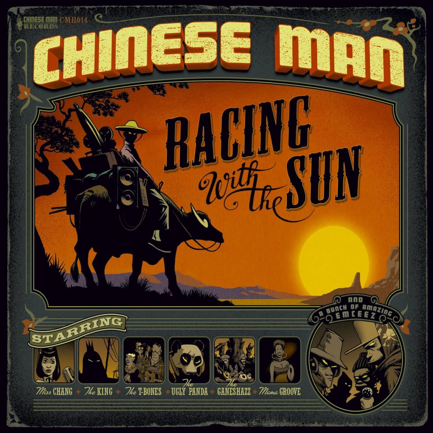 Chinese Man Racing With the Sun + Remix (Vinyl LP) 12" Album Box Set