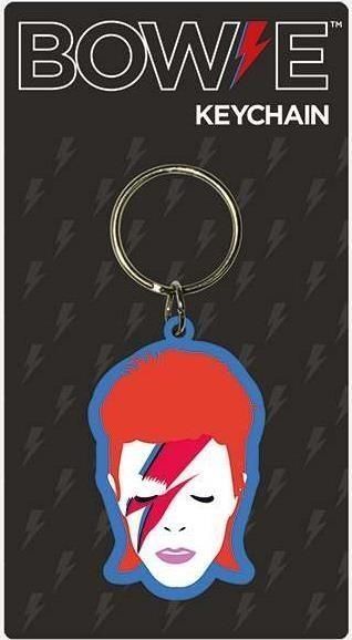 Merchandising David Bowie: Pyramid - Aladdin Sane (Rubber Keychain / Portachiavi