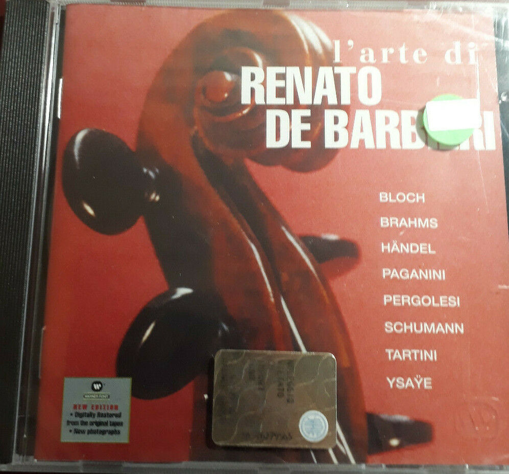 DE BARBIERI - L' ARTE DI RENATO DE BARBIERI *CD NEW SEALED NUOVO SIGILLATO