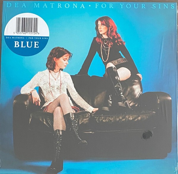 Dea Matrona ‎– For Your Sins - VINILE LP BLUE VINYL SIGILLATO NEW SEALED