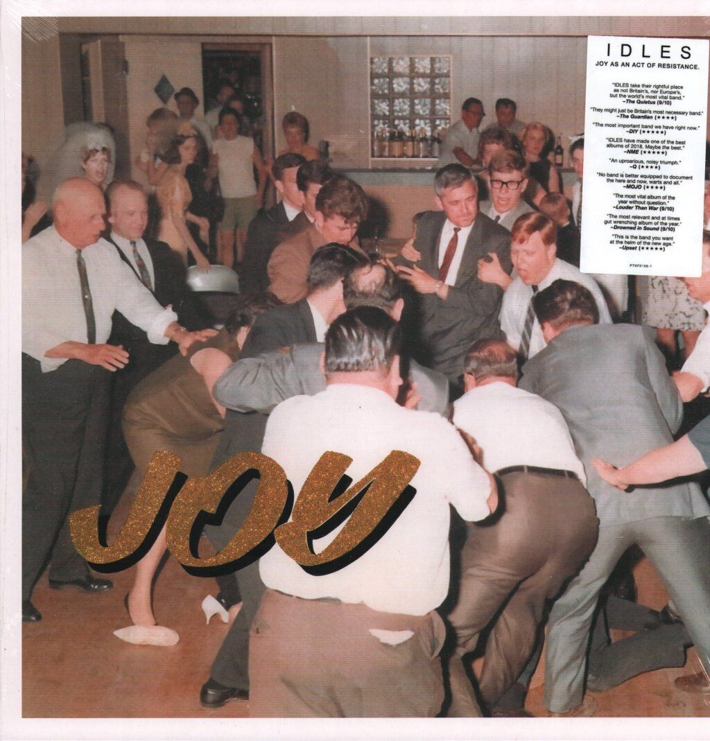 IDLES JOY AS AN ACT OF RESISTANCE LP VINYL 12 track black vinyl with inner sleev