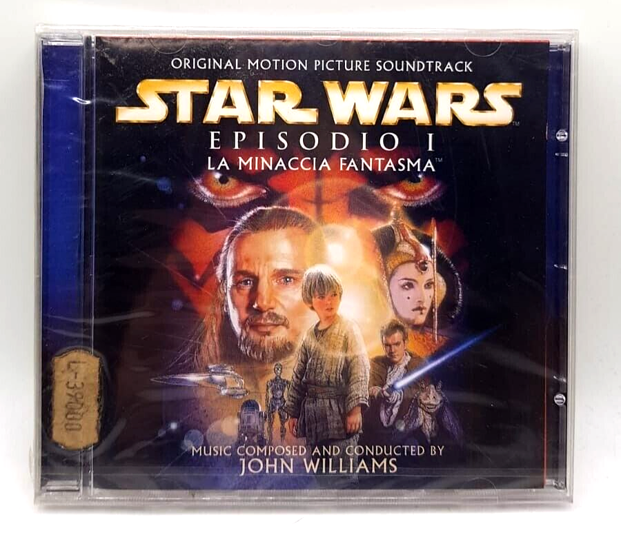 JOHN WILLIAMS - STAR WARS EPISODIO 1 LA MINACCIA FANTASMA - CD MUSICA SIGILLATO