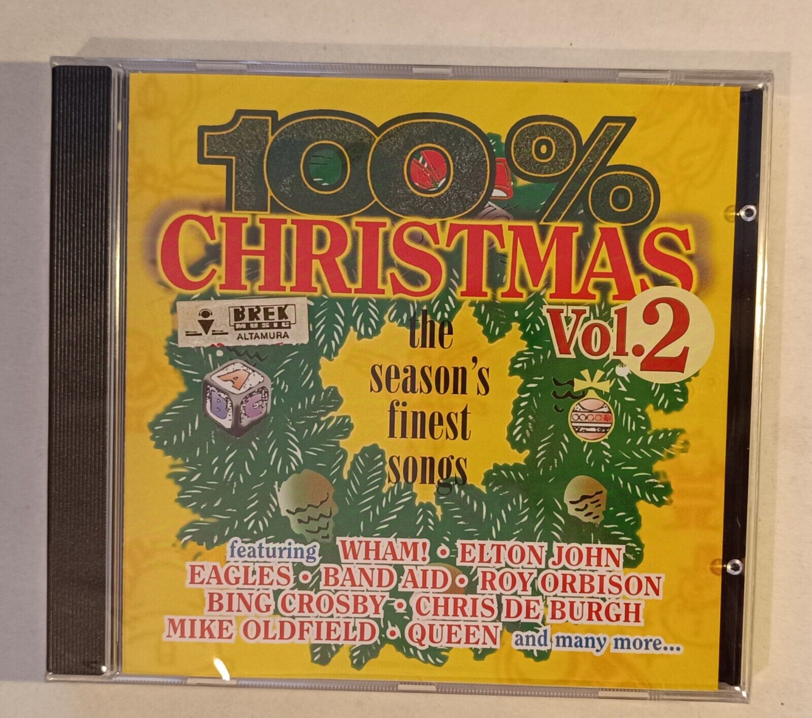 CD " Various –100% Christmas Vol. 2"1998 Telstar TCD 2755 - Factory Sealed