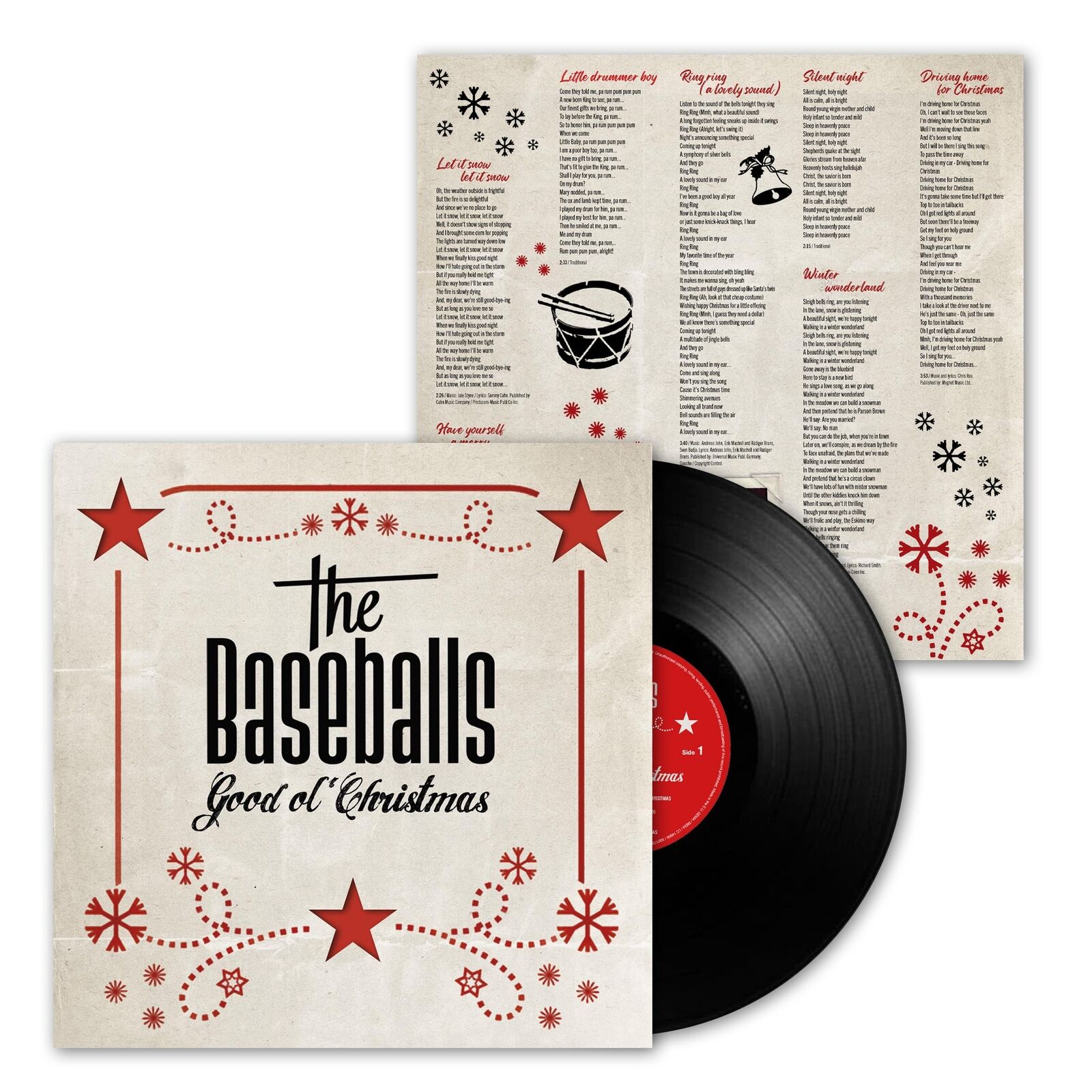 Baseballs Good Ol' Christmas LP Vinyl NEW