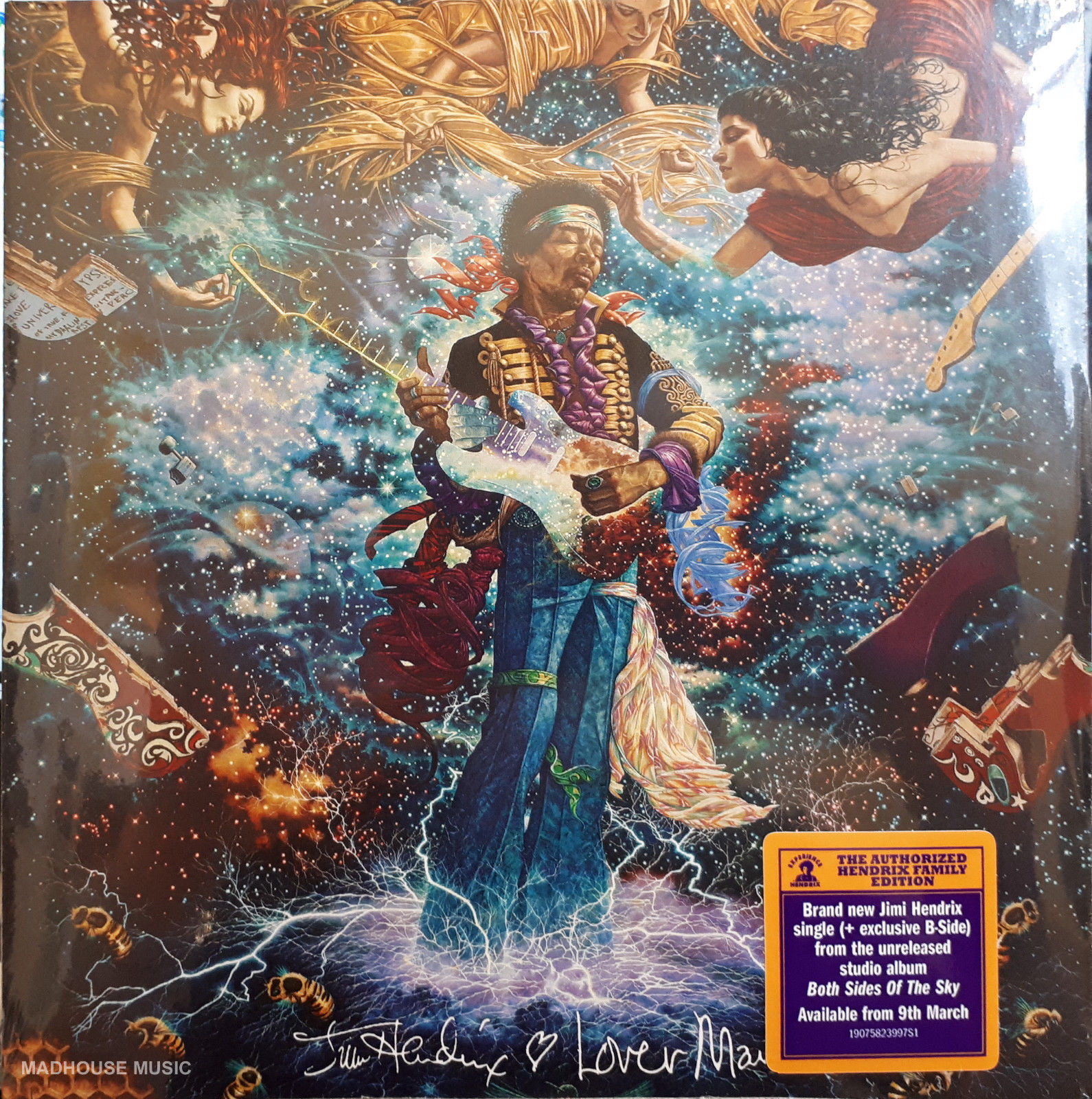 HENDRIX JIMI LOVER MAN B,W FOXEY LADY VINILE 7" NUOVO SIGILLATO