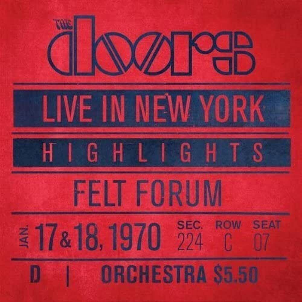 Doors Live A New York Double LP Vinile NUOVO