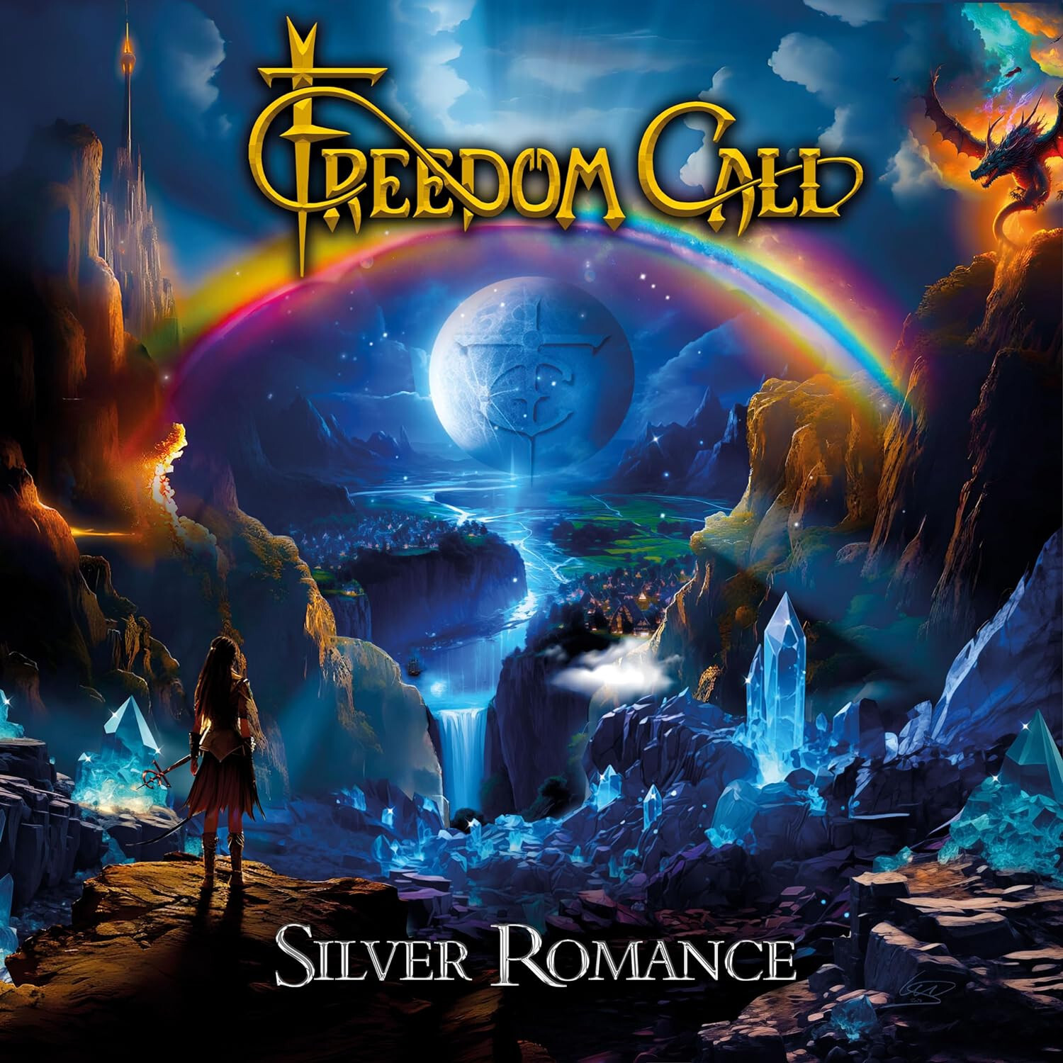 Freedom Call Silver Romance Doppio Vinile Lp Colorato Cristallo Nuovo Sigillato