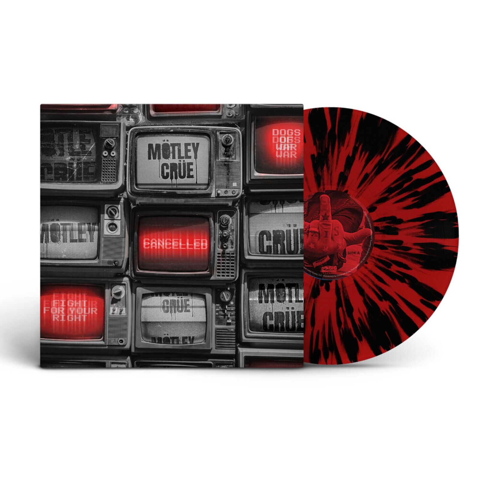 Motley Crue Cancelled Vinile Lp Colorato Rosso Marmo Nuovo e Sigillato