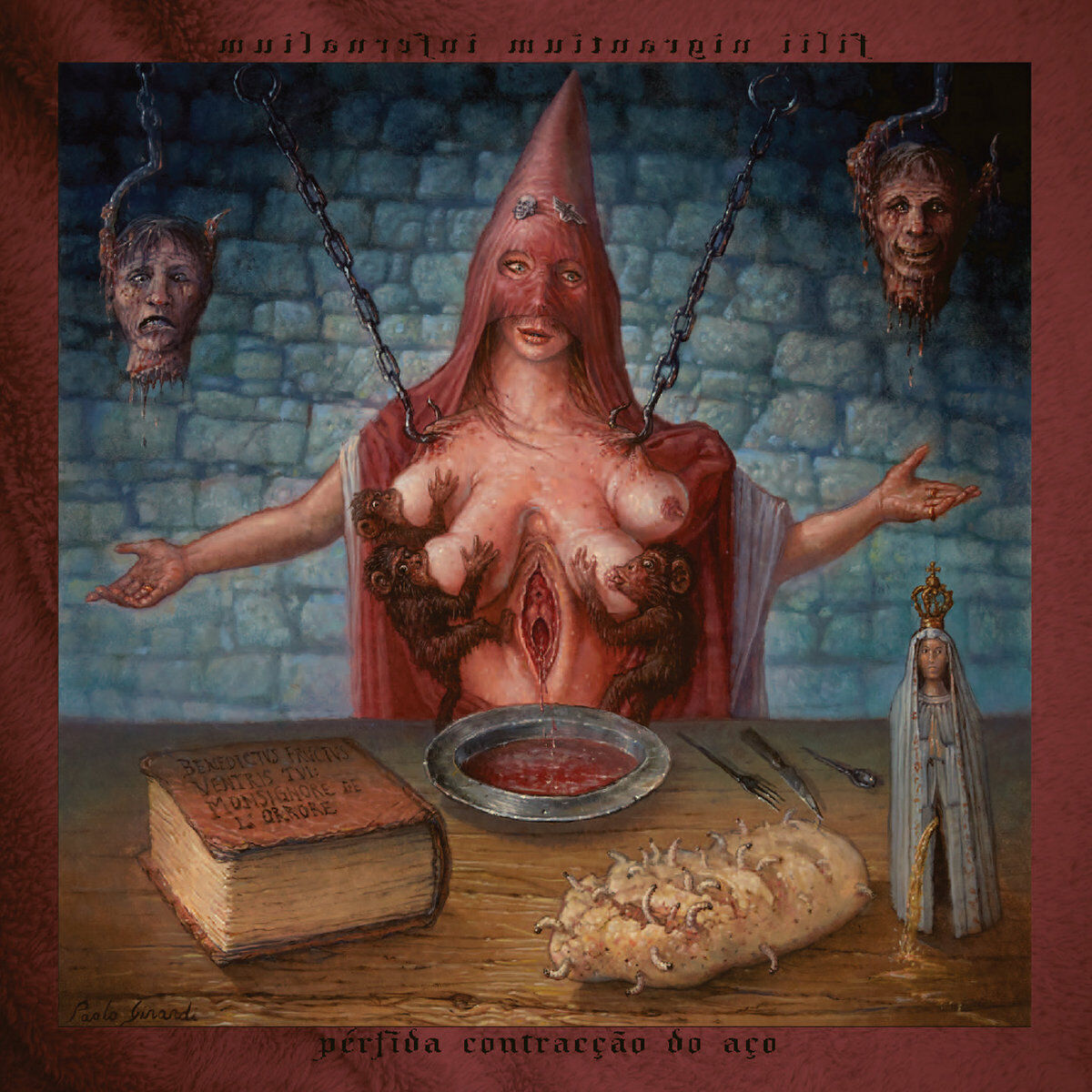 Filii Nigrantium Infernalium Pérfida Contracçao Do Aço (CD) Album