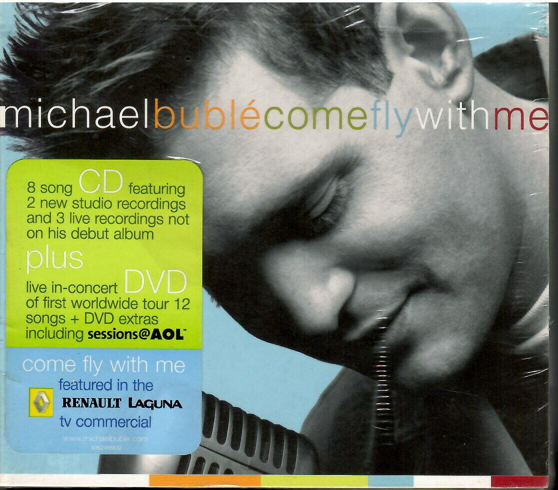MICHALE BUBLE' - COME FLY WITH ME  CD + DVD Sealed