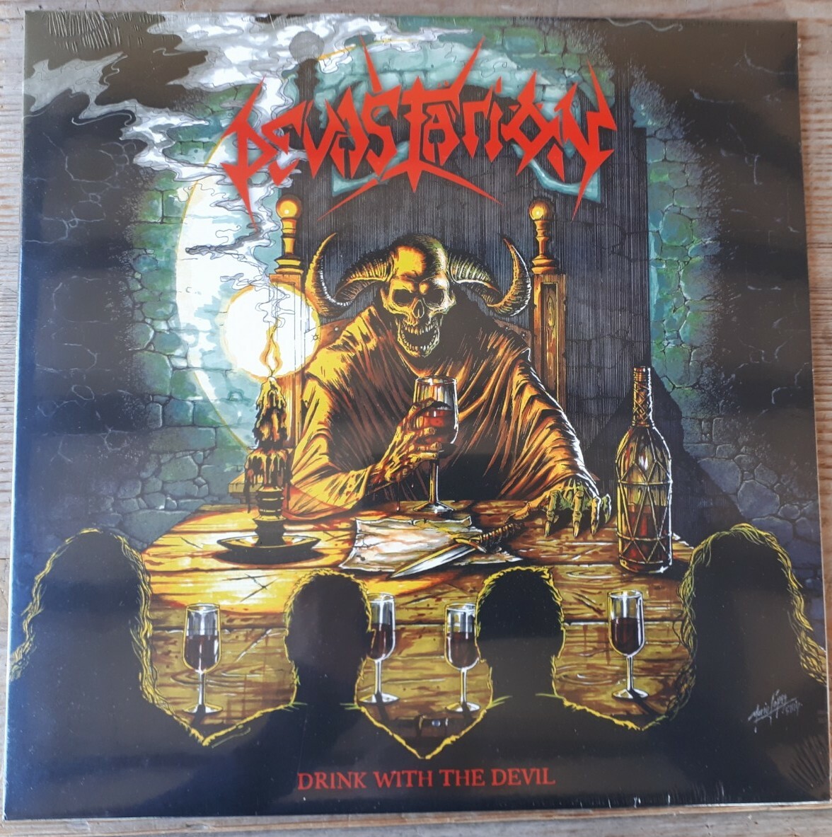 DEVASTATION - DRINK WITH THE DEVIL - 12 " EP VINILE SIGILLATO (SEALED)