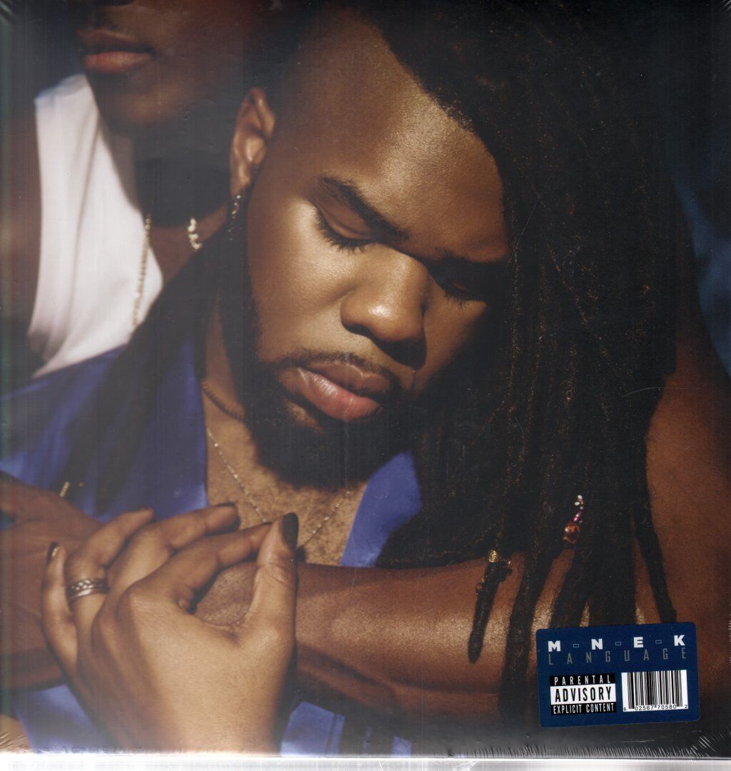 Mnek Language LP vinyl Europe Virgin Emi 2018 baby blue vinyl lp brand new