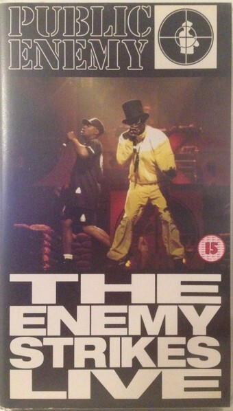 Public Enemy – The Enemy Strikes Live - VHS,PAL,NEW,UNPLAYED, SEALED,SIGILLATA