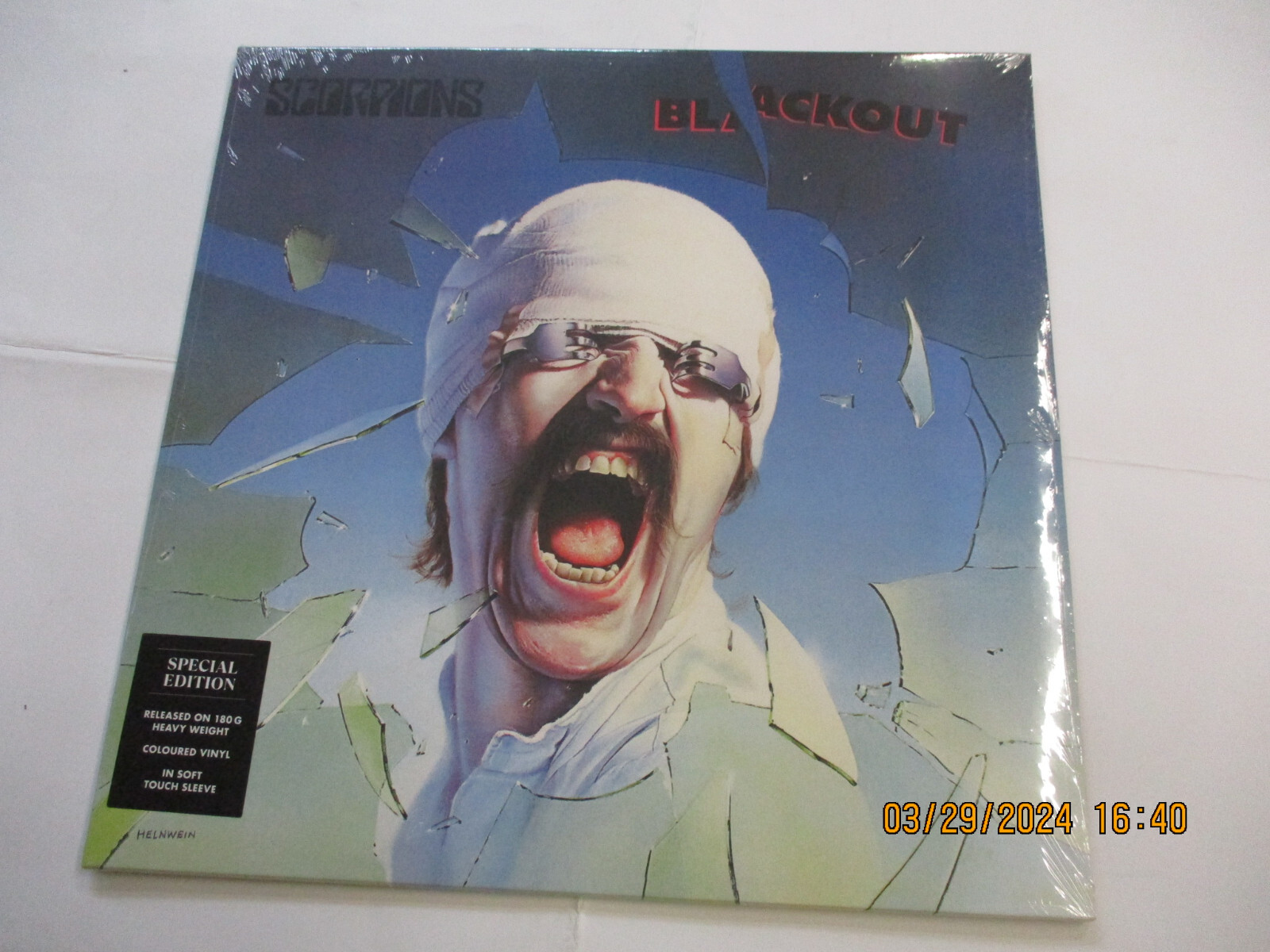 SCORPIONS - BLACKOUT - LP REISSUE COLOURED VINYL NEW SEALED 2023