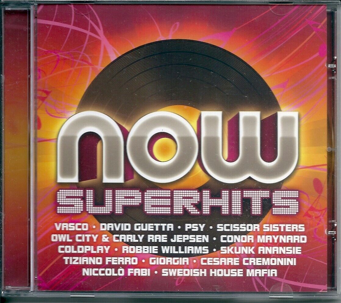 Now Superhits (2013) CD NUOVO Vasco Rossi. Robbie Williams Tiziano Ferro Giorgia
