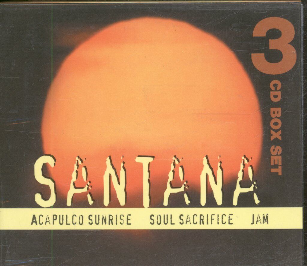 Santana 3 CD Box Set triple CD UK Hallmark 2005 3 X CD in individual jewel cases