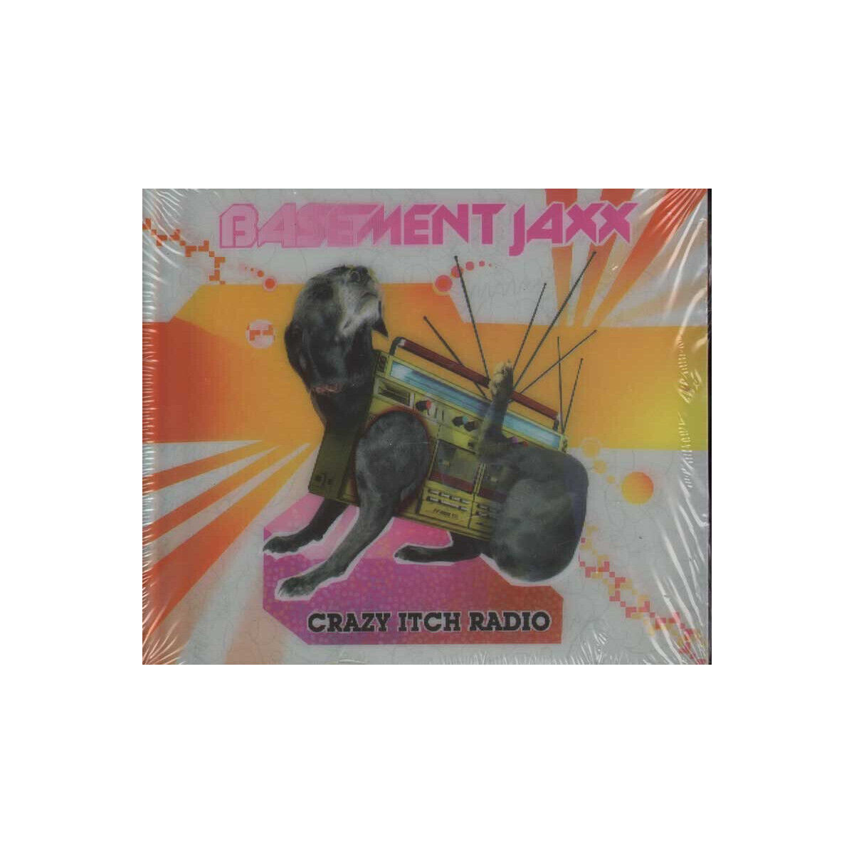 Basement Jaxx CD COVER 3D Crazy Itch Radio XL Recordings Sigillato 0634904020521