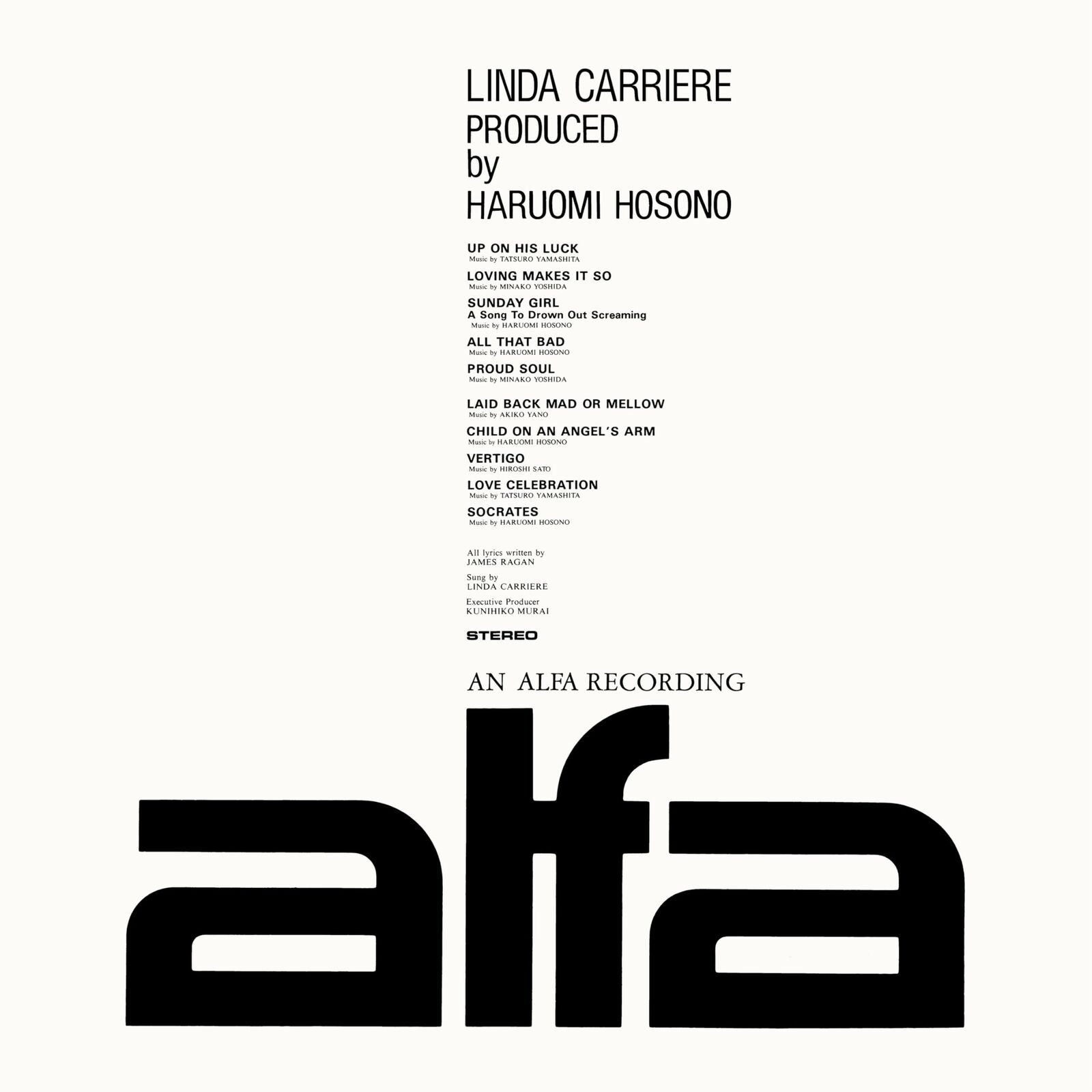 Linda Carriere Produced by Haruomi Hosono (Vinyl LP)