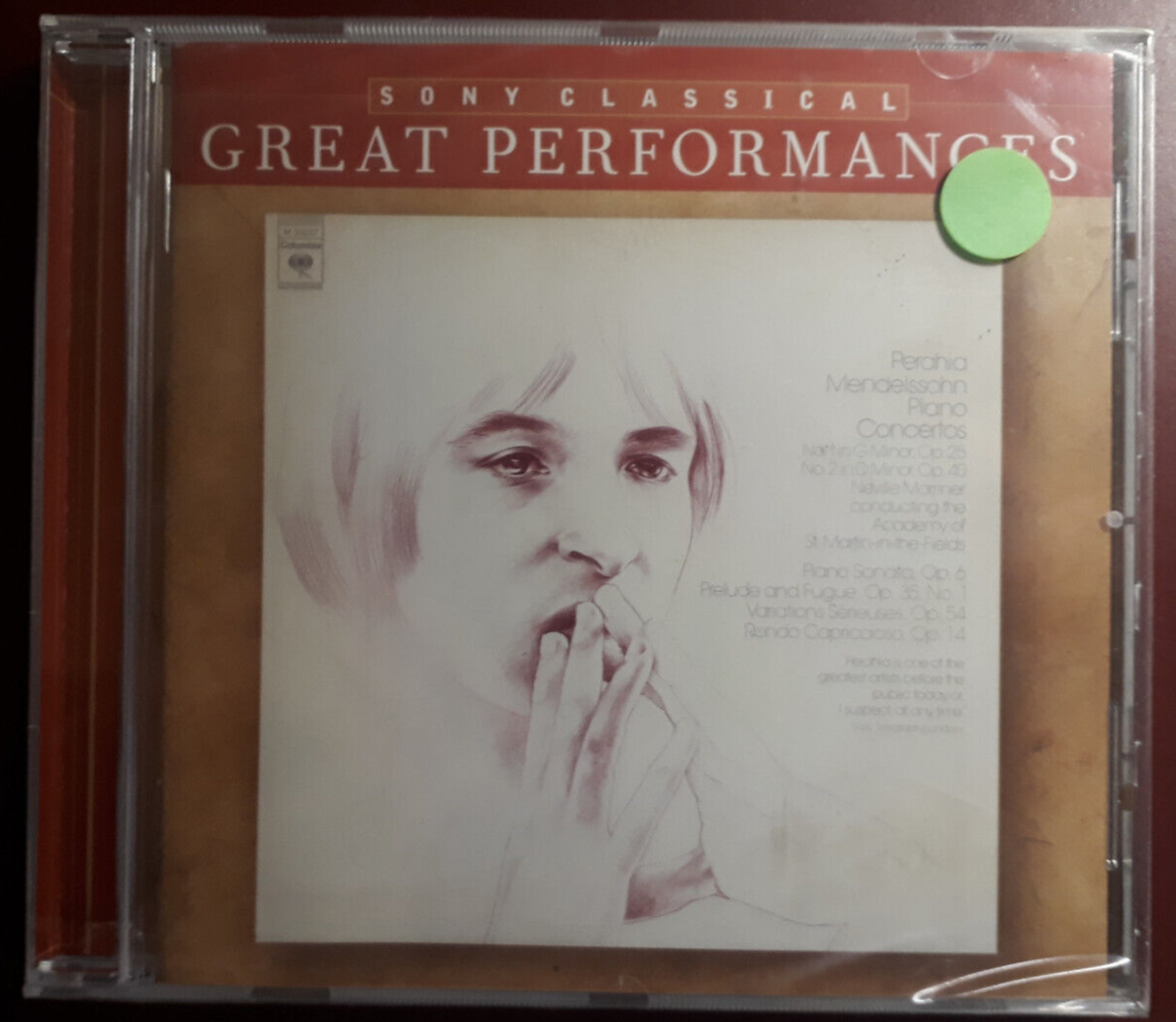 MENDELSSOHN PERAHIA CONC.X PN N.1-2/SON.X PN OP.6*CD BRAND NEW SEALED SIGILLATO