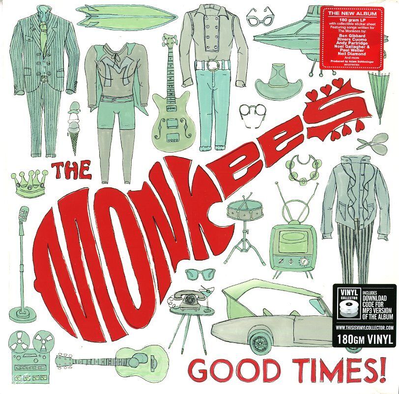 THE MONKEES GOOD TIMES! VINILE LP 180 GRAMMI NUOVO SIGILLATO !