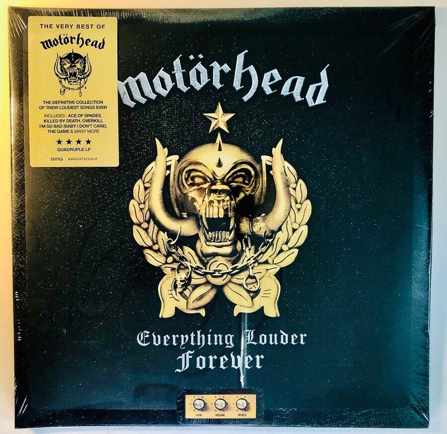 MOTORHEAD - Everything Louder Forever - Cofanetto n° 4 Vinili Neri(Box Set 4LPs)