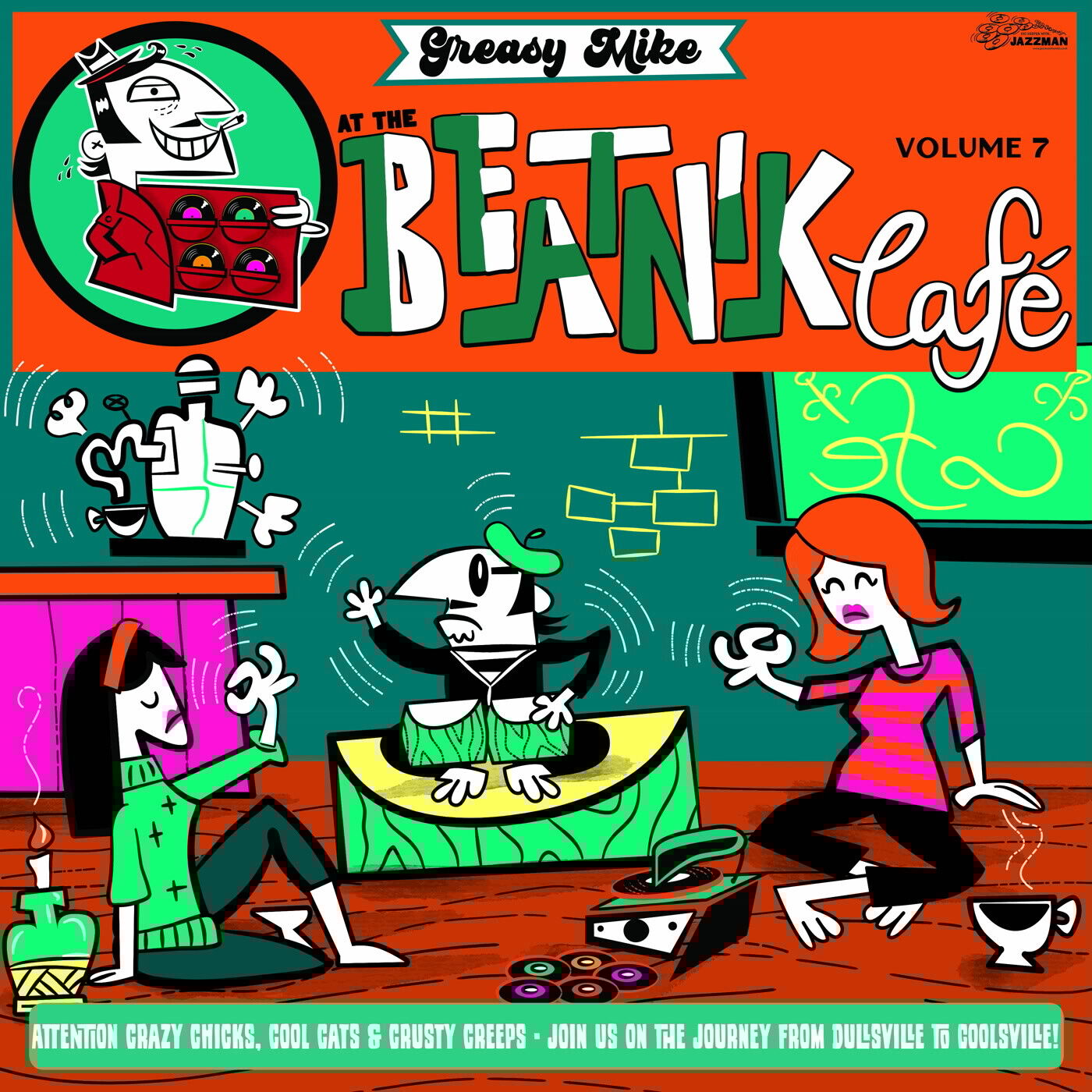 Various Artists Greasy Mike At the Beatnik Cafe LP Vinyl NEW