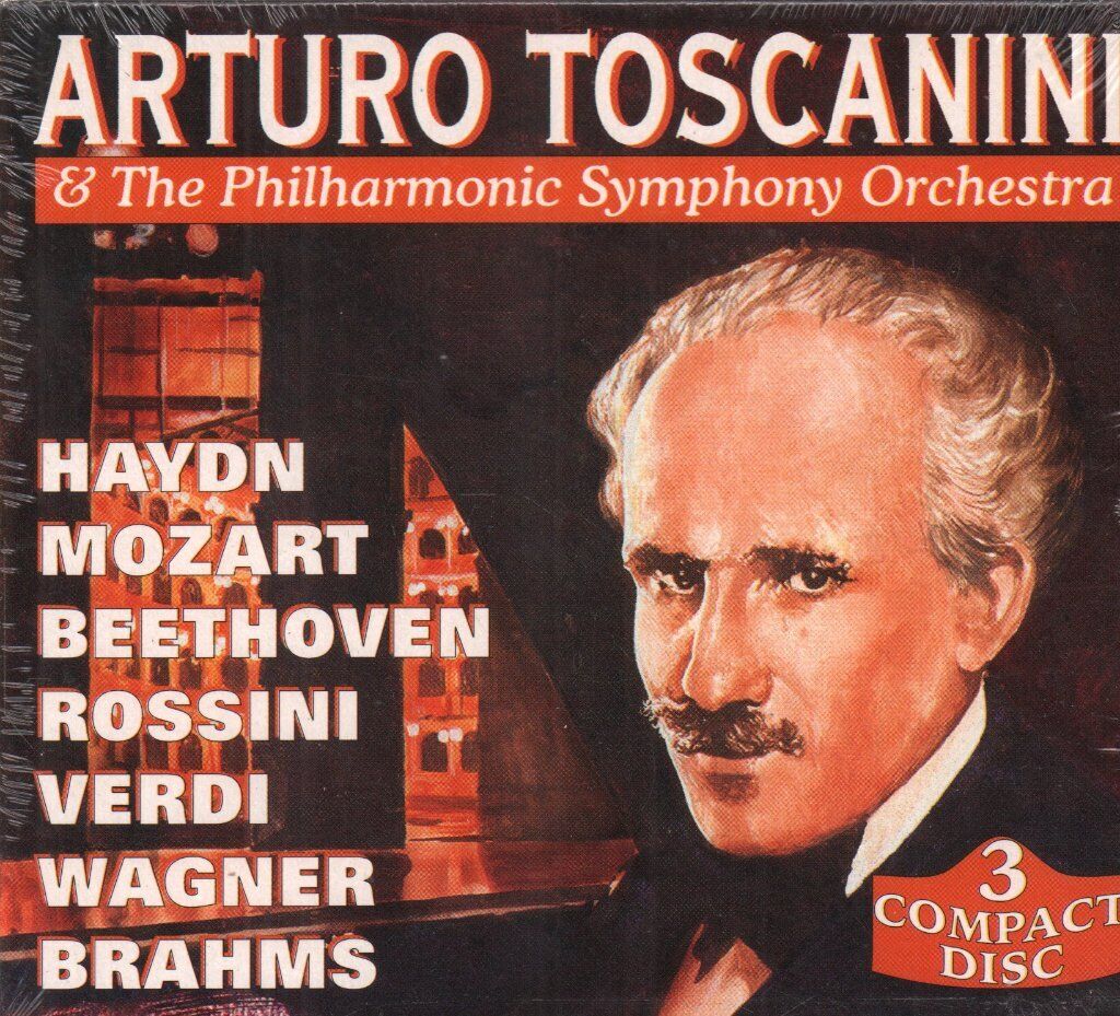 20083 Arturo Toscanini And the Philharmonic Symphony Orchestra triple CD Europe