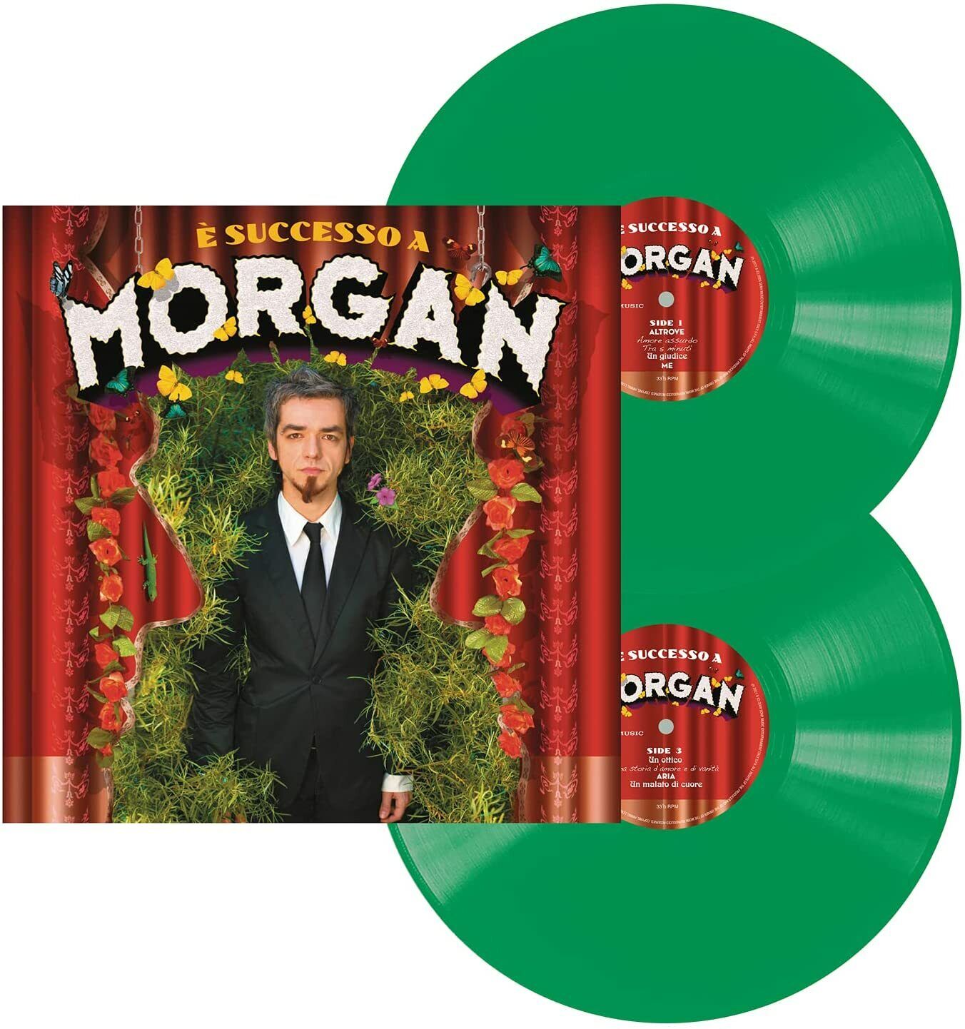 MORGAN - E' successo a Morgan(2021) 2 LP green vinyl pre-order