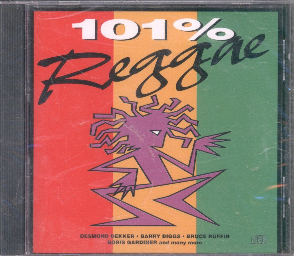 Various Artists 101% Reggae CD UK K-Tel 1994 compilation. Sealed ECD3074