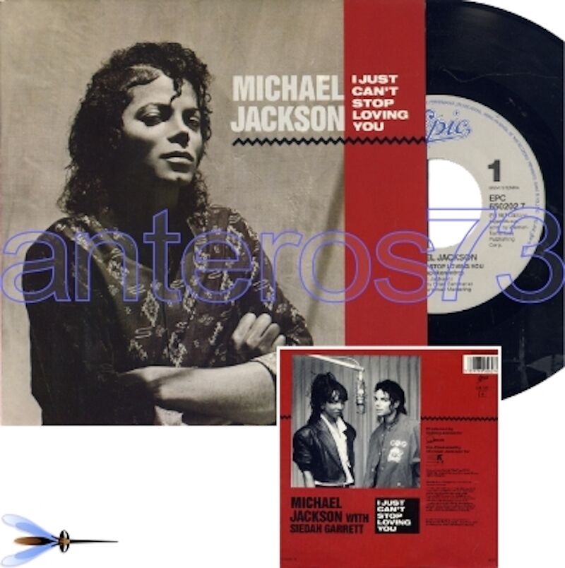 MICHAEL JACKSON "I JUST CAN'T STOP" RARE 45RPM - MINT