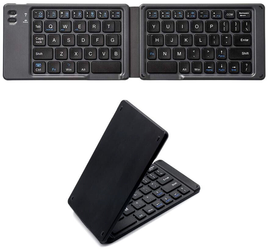 Computer - Tastiera - Tastiera Pieghevole Bluetooth Usb Per Tablet Smartphone