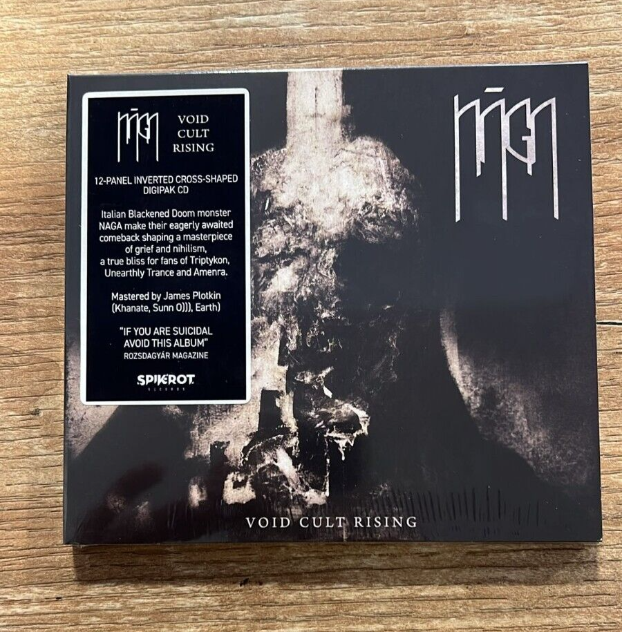 NAGA - Void Cult Rising (CD) Album - Digipak - Sealed/Sigillato - 2019